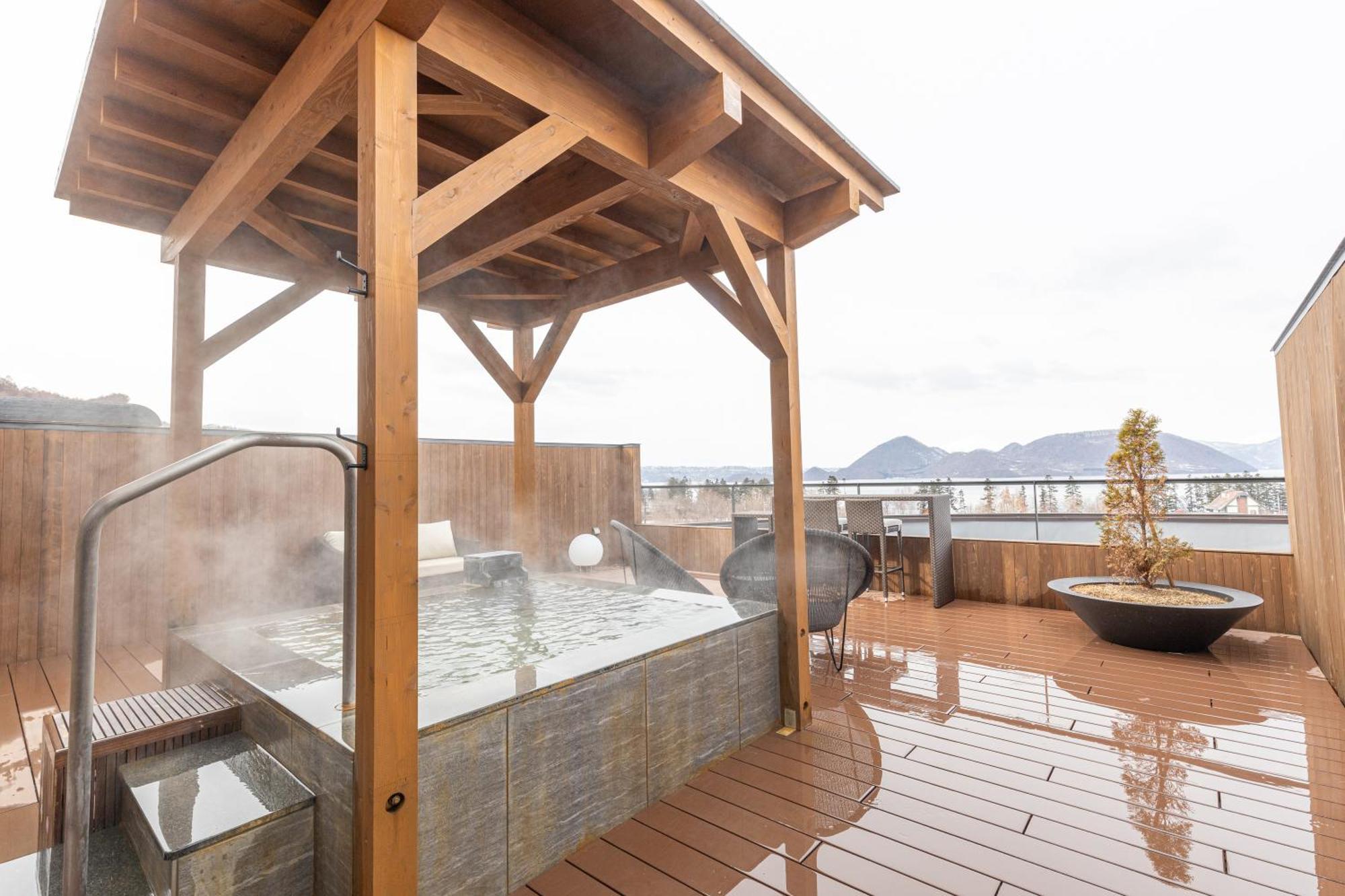 Lake Toya Tsuruga Resort Hikarinouta Toyako Exterior foto