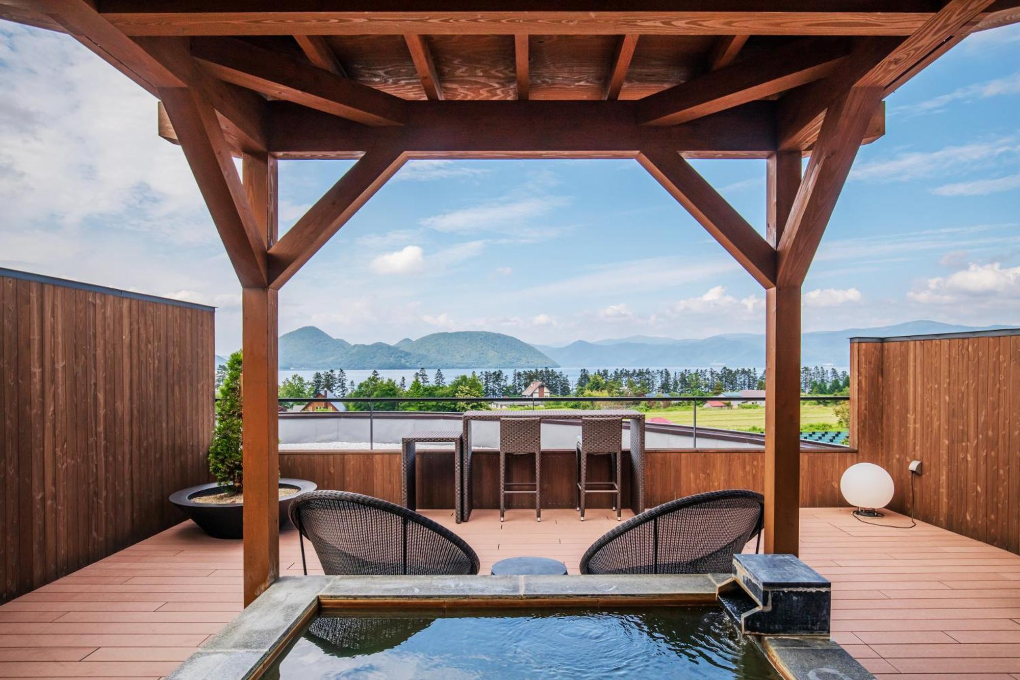 Lake Toya Tsuruga Resort Hikarinouta Toyako Exterior foto
